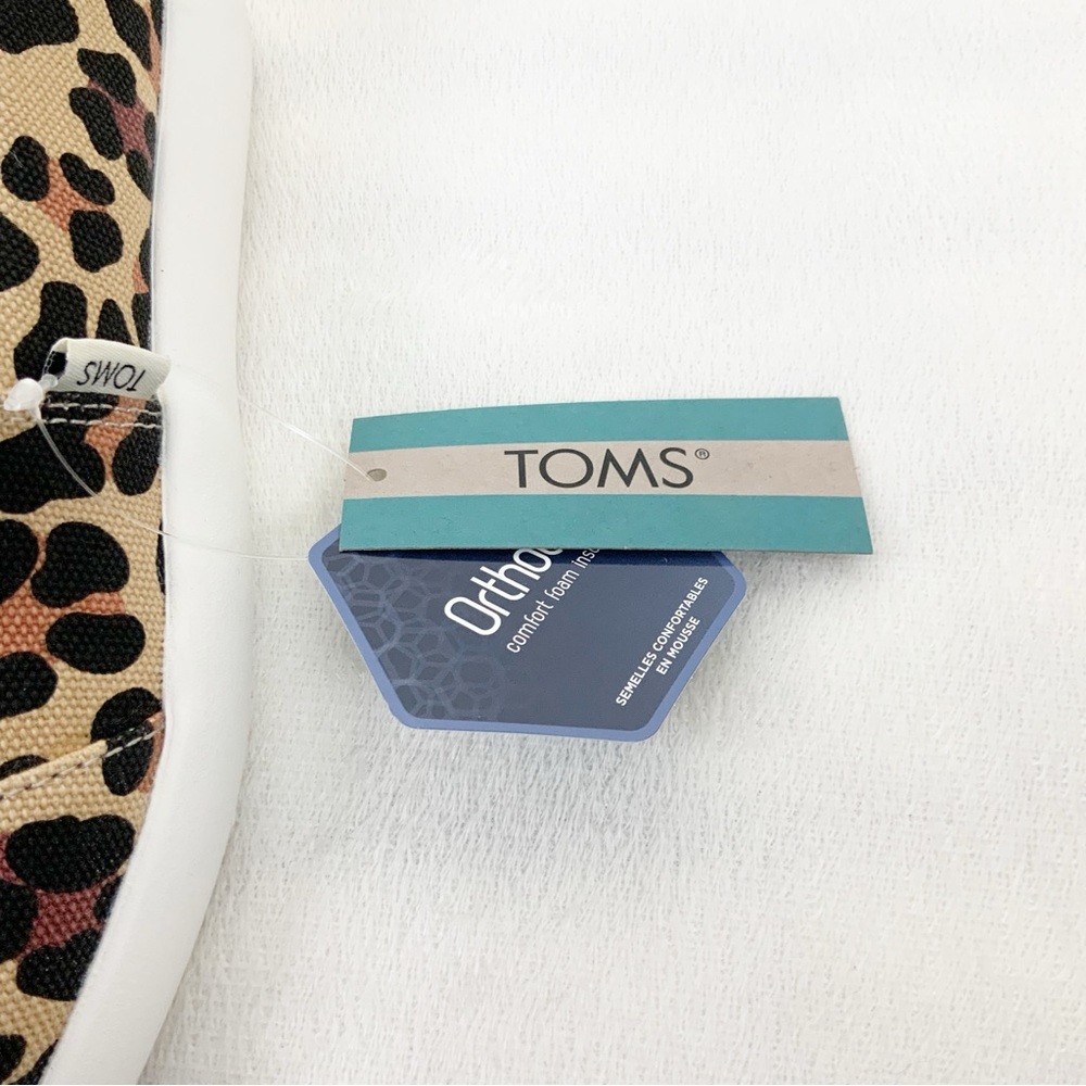Toms Alpargata Mallow Classic Leopard Print Slip On Shoes Loafers Size 5.5 - Picture 6 of 9